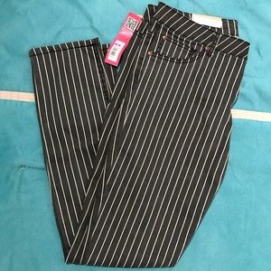 Black and White Stripe Pants